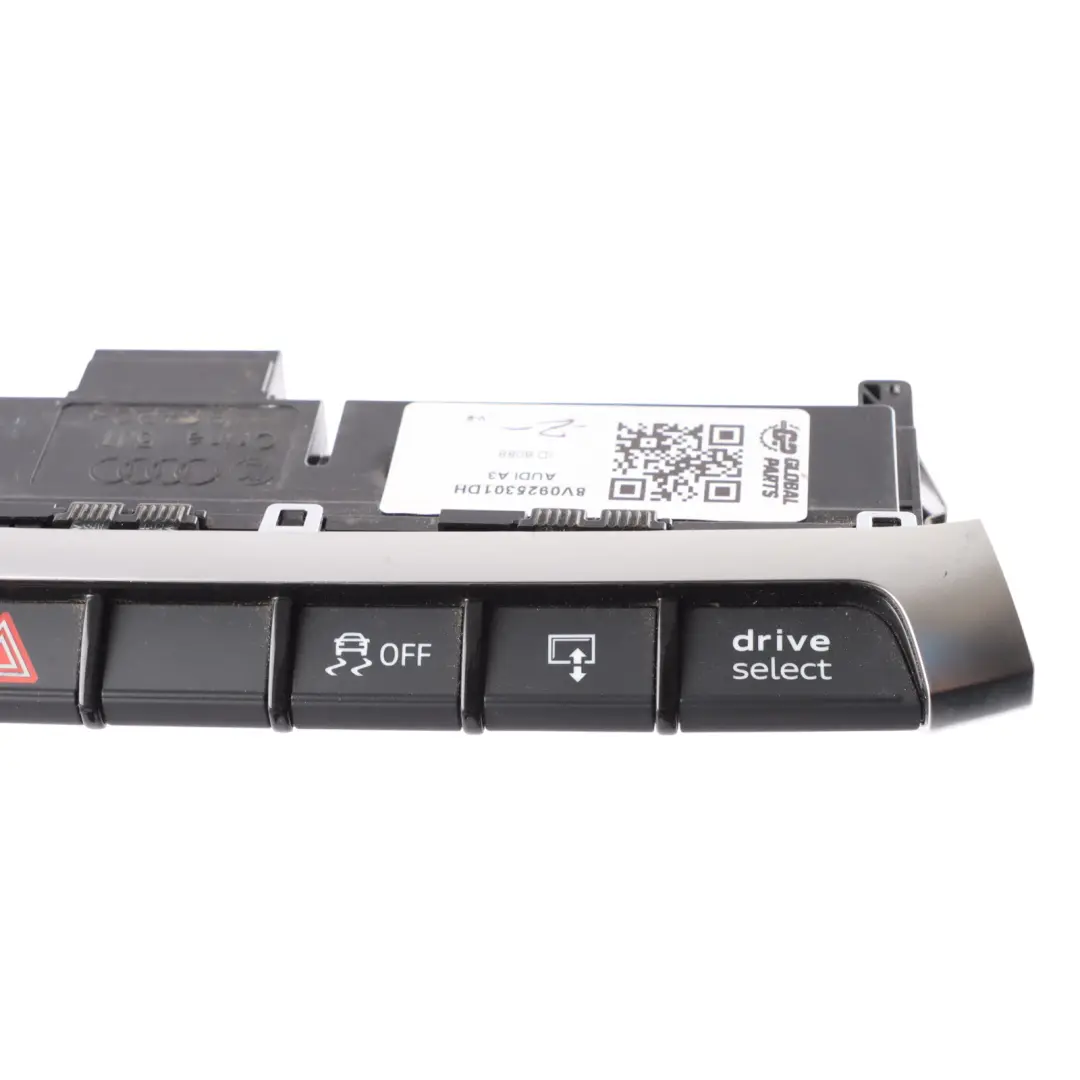 Dashboard Hazard PDC ESP Switch Block Panel to Audi A3 8V with Part number 8V0925301DH Audi A3 8V Dashboard Hazard PDC ESP Switch Block Panel - SKU 8V0925301DH - Part number 8V0925301DH