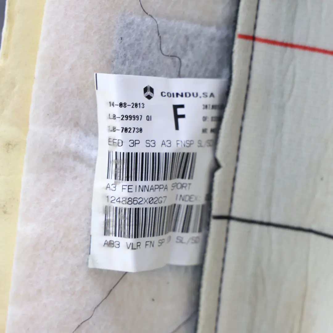 Portes Siège Avant Droit Dossier Chauffant, Cuir pour Audi A3 S3 8V 3 à propos du numéro de pièce 8V3881806M Audi A3 S3 8V 3 Portes Siège Avant Droit Dossier Chauffant, Cuir - SKU 8V3881806M-2 - Numéro de pièce 8V3881806M