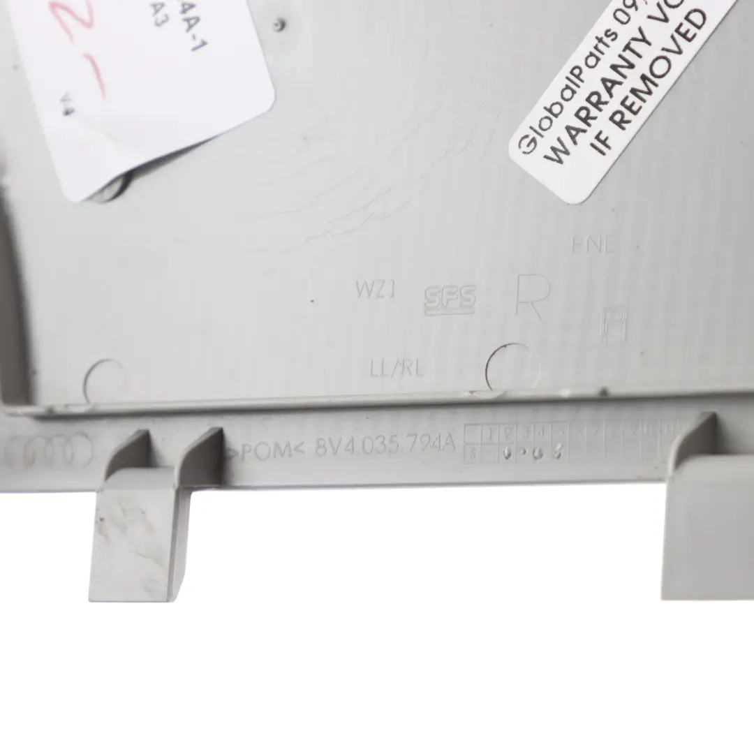 Audi A3 S3 RS3 8V Door Card Speaker Grill Trim Cover Rear Right O/S - SKU 8V4035794A-1 - Part number 8V4035794A