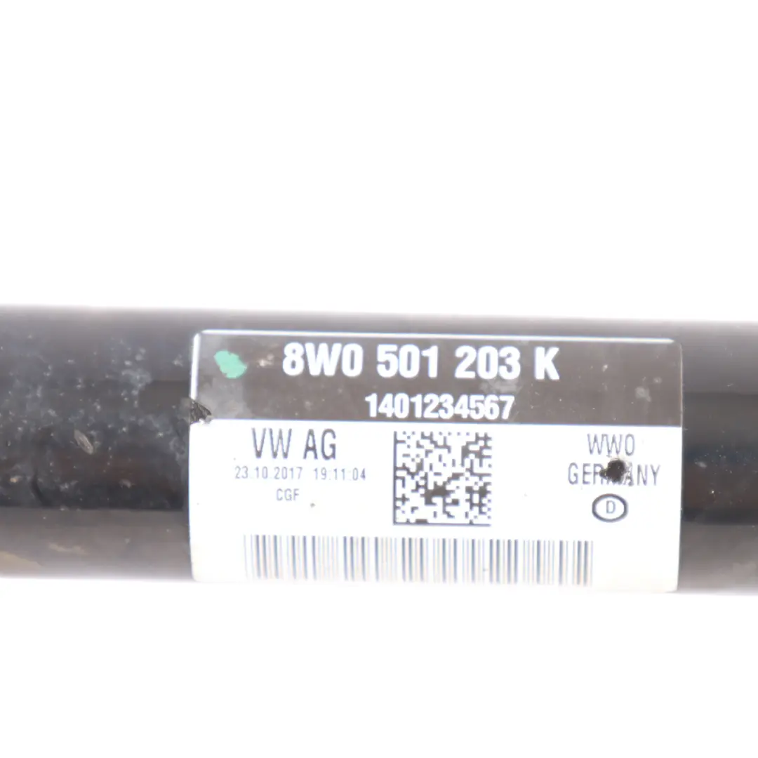 Audi A5 F5 Rear Drive Shaft Left N/S - SKU 8W0501203K - Part number 8W0501203K