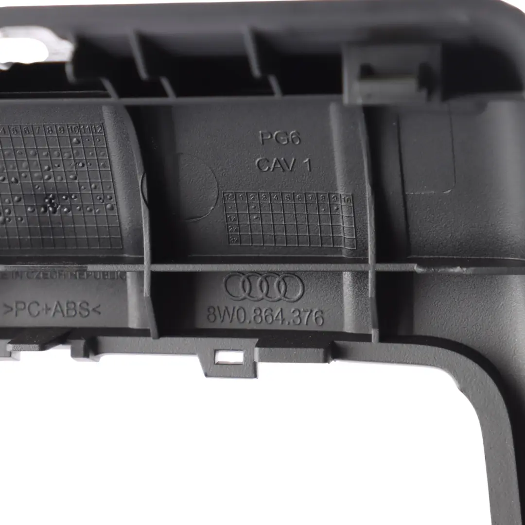 Centre Console Rear Air Vent Storage Tray Trim Black to Audi A5 F5 with Part number 8W0864376 Audi A5 F5 Centre Console Rear Air Vent Storage Tray Trim Black - SKU 8W0864376-1 - Part number 8W0864376