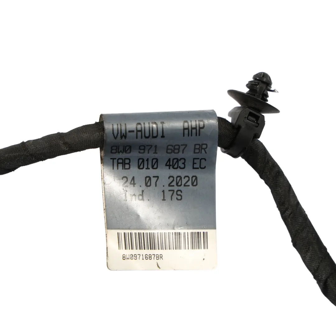 Audi A4 B9 Rear Right O/S Door Wiring Loom Harness - SKU 8W0971687BR - Part number 8W0971687BR