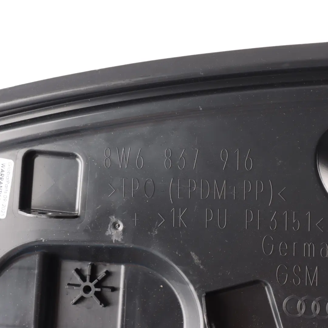 Scheda Porta Pannello Interno Tappo Anteriore Destro per Audi A5 F5 con numero di parte 8W6837916 Audi A5 F5 Scheda Porta Pannello Interno Tappo Anteriore Destro - SKU 8W6837916 - Numero di parte 8W6837916