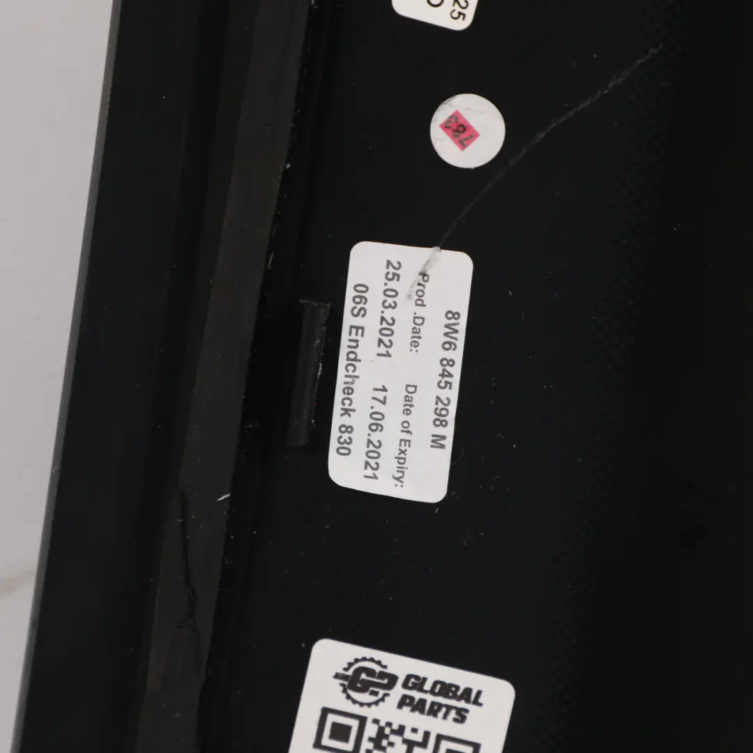 Audi A5 F5 Rear Quarter Window Fixed Side Glass Right O/S AS3 - SKU 8W6845298M - Part number 8W6845298M