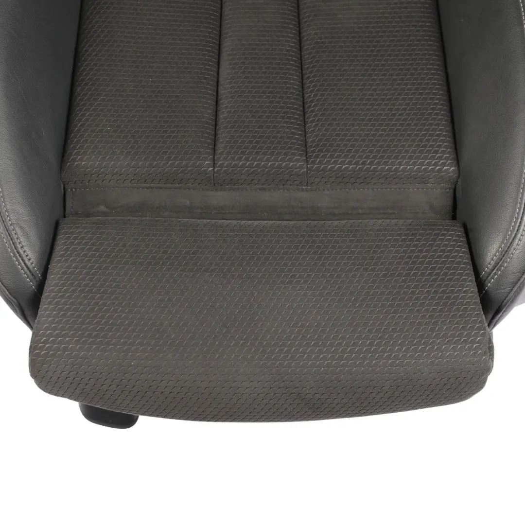 Front Left N/S S-Line Heated Half Leather Black Grey to Audi A5 F5 Coupe Seat with Part number 8W6881805P Audi A5 F5 Coupe Seat Front Left N/S S-Line Heated Half Leather Black Grey - SKU 8W6881805P - Part number 8W6881805P