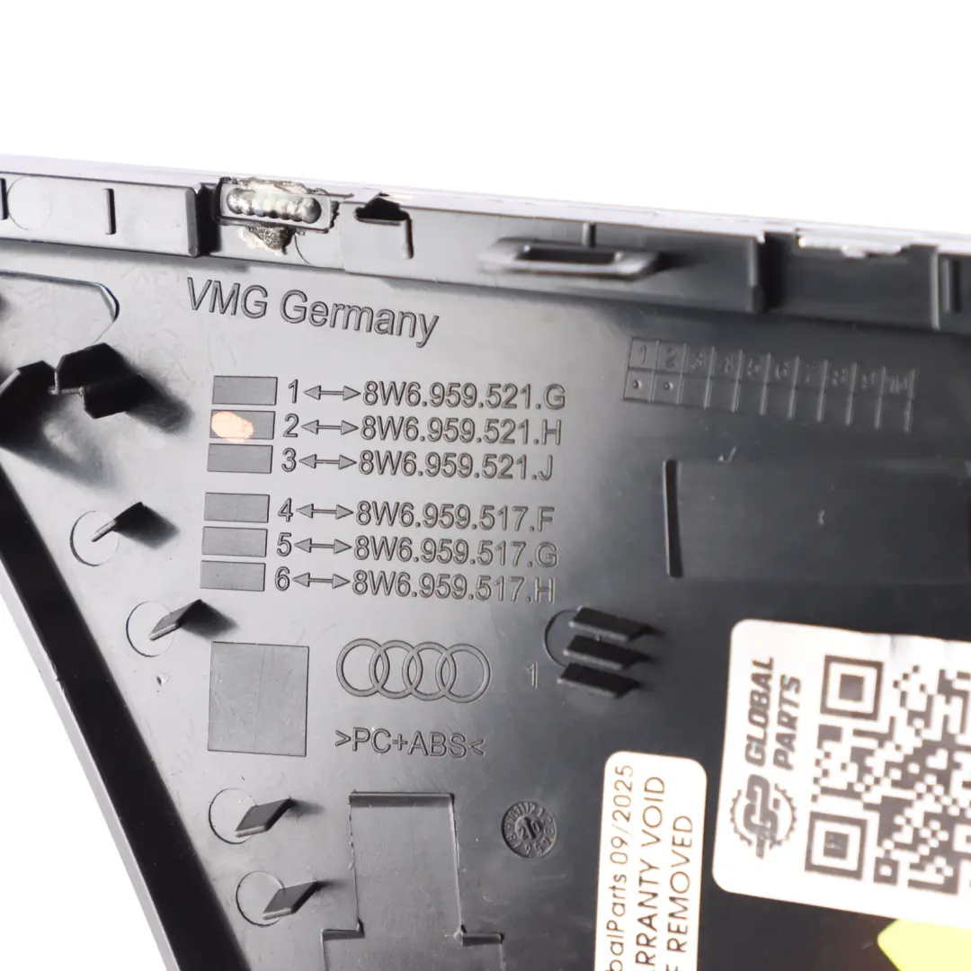 Audi A5 F5 Door Panel Interior Handle Trim Pull Grab Front Left N/S - SKU RHD-8W6959521H - Part number 8W6959521H
