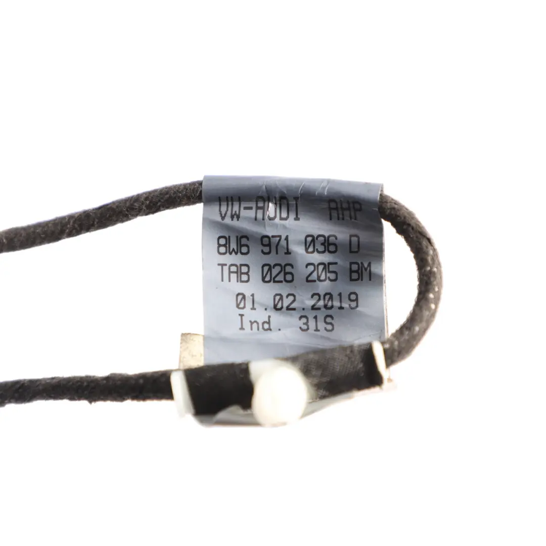 Audi A4 B9 A5 F5 Faisceau Câblage De Porte Avant Côté Passager 8W6971036D - SKU 8W6971036G - Numéro de pièce 8W6971036G