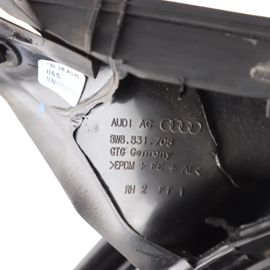Audi A5 F5 Front Window Seal Door Sealing Gasket Strip Right O/S - SKU 8W8831708 - Part number 8W8831708
