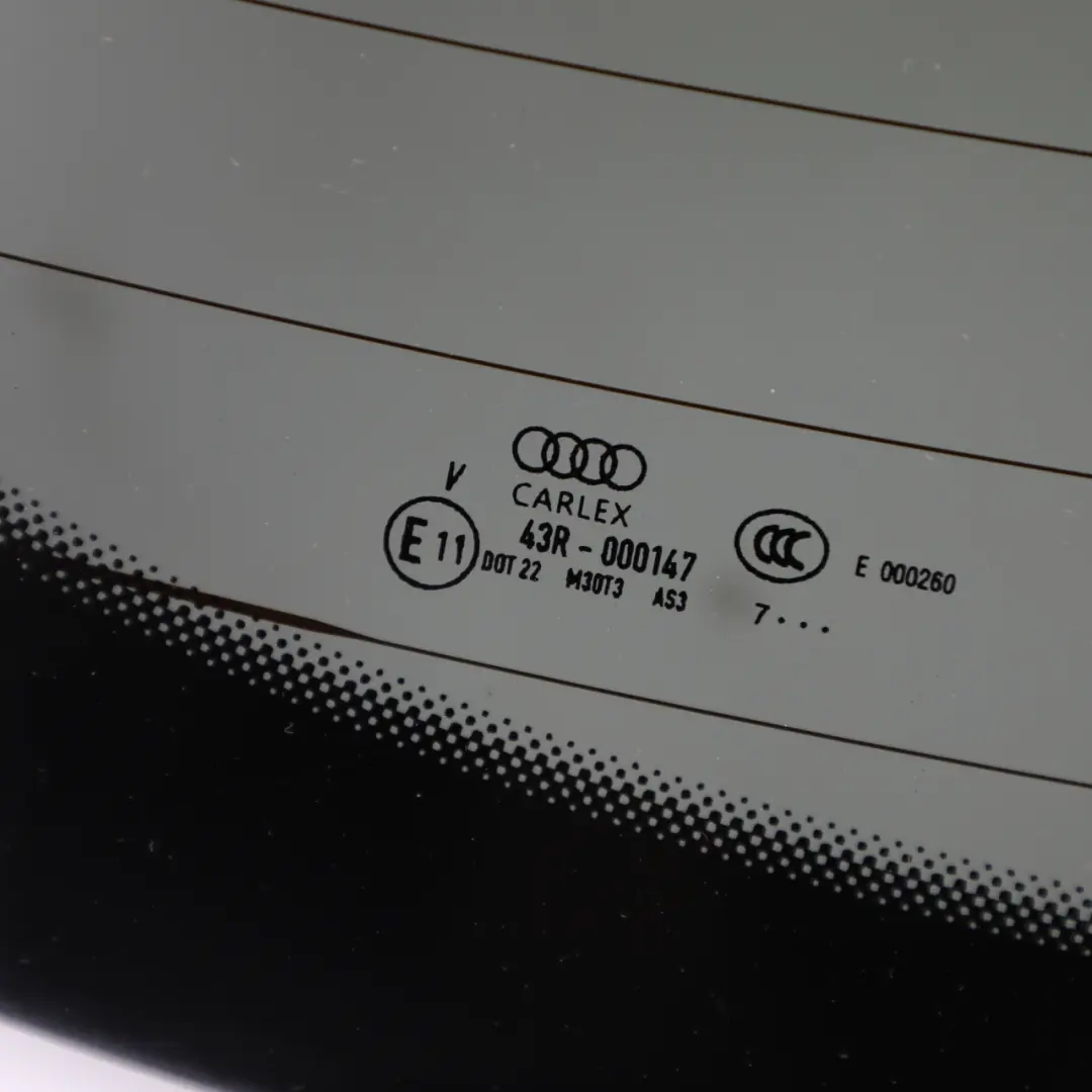 Audi A5 F5 Coupe Rear Window Glass Back Glazing Tinted AS3 - SKU 8W8845501A - Part number 8W8845501A