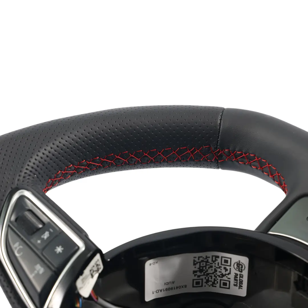 Audi A1 S1 8X Volant NEUF En Cuir Noir À Fond Plat - SKU 8X0419091AD-1 - Numéro de pièce 8X0419091AD