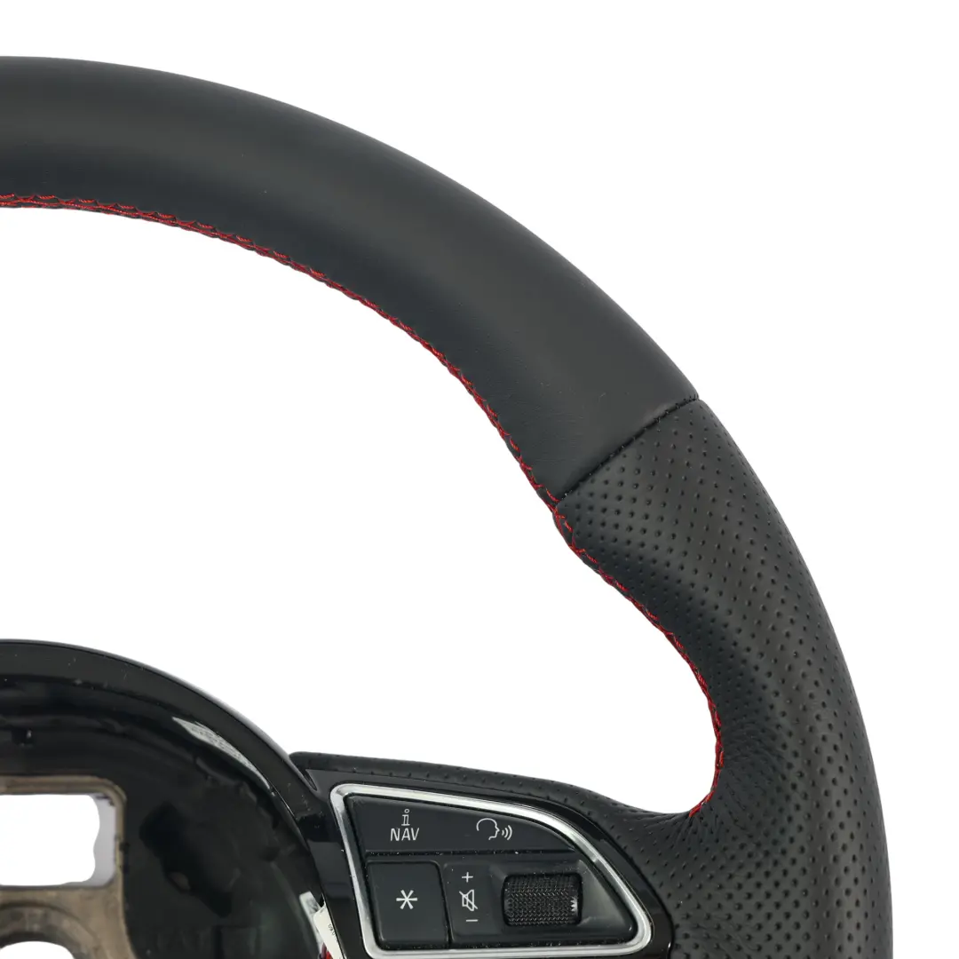 Volant NEUF En Cuir Noir À Fond Plat pour Audi A1 S1 8X à propos du numéro de pièce 8X0419091AD Audi A1 S1 8X Volant NEUF En Cuir Noir À Fond Plat - SKU 8X0419091AD-1 - Numéro de pièce 8X0419091AD