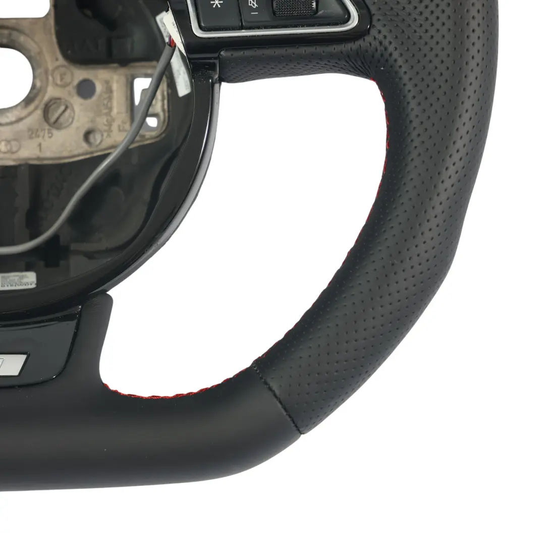 Volant NEUF En Cuir Noir À Fond Plat pour Audi A1 S1 8X à propos du numéro de pièce 8X0419091AD Audi A1 S1 8X Volant NEUF En Cuir Noir À Fond Plat - SKU 8X0419091AD-1 - Numéro de pièce 8X0419091AD