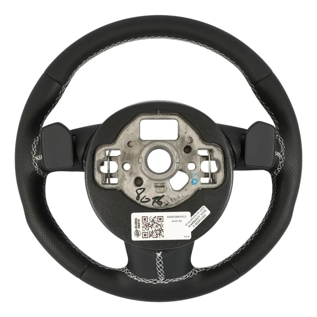 Audi A6 C7 S-Line NOUVEAU Volant Cuir Noir Palettes Changement - SKU 8X0419091M-3 - Numéro de pièce 8X0419091M