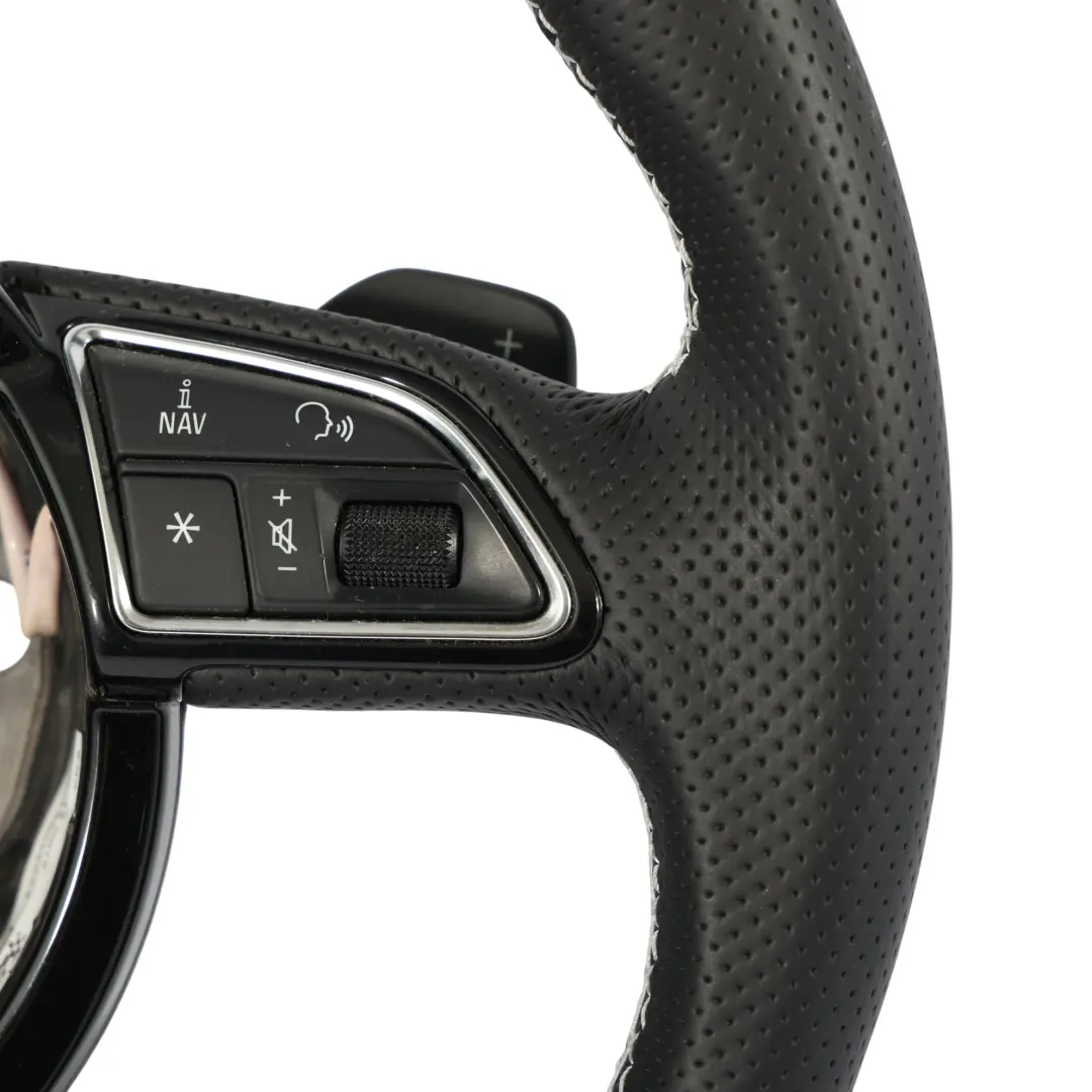Audi A6 C7 S-Line NUOVO Volante In Pelle Nera Cambio al Volante - SKU 8X0419091M-3 - Numero di parte 8X0419091M