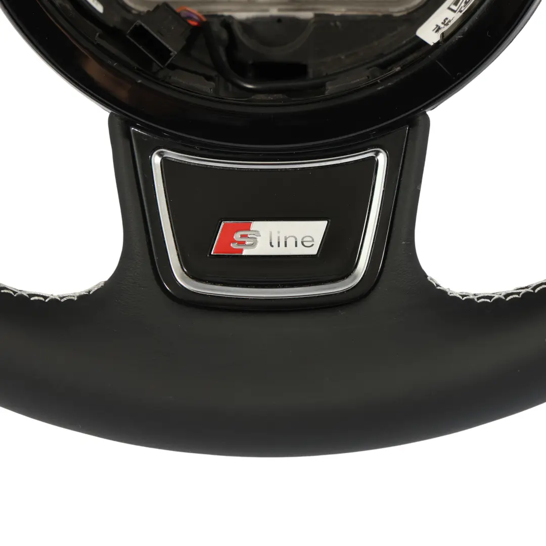 Audi A6 C7 S-Line NUOVO Volante In Pelle Nera Cambio al Volante - SKU 8X0419091M-3 - Numero di parte 8X0419091M