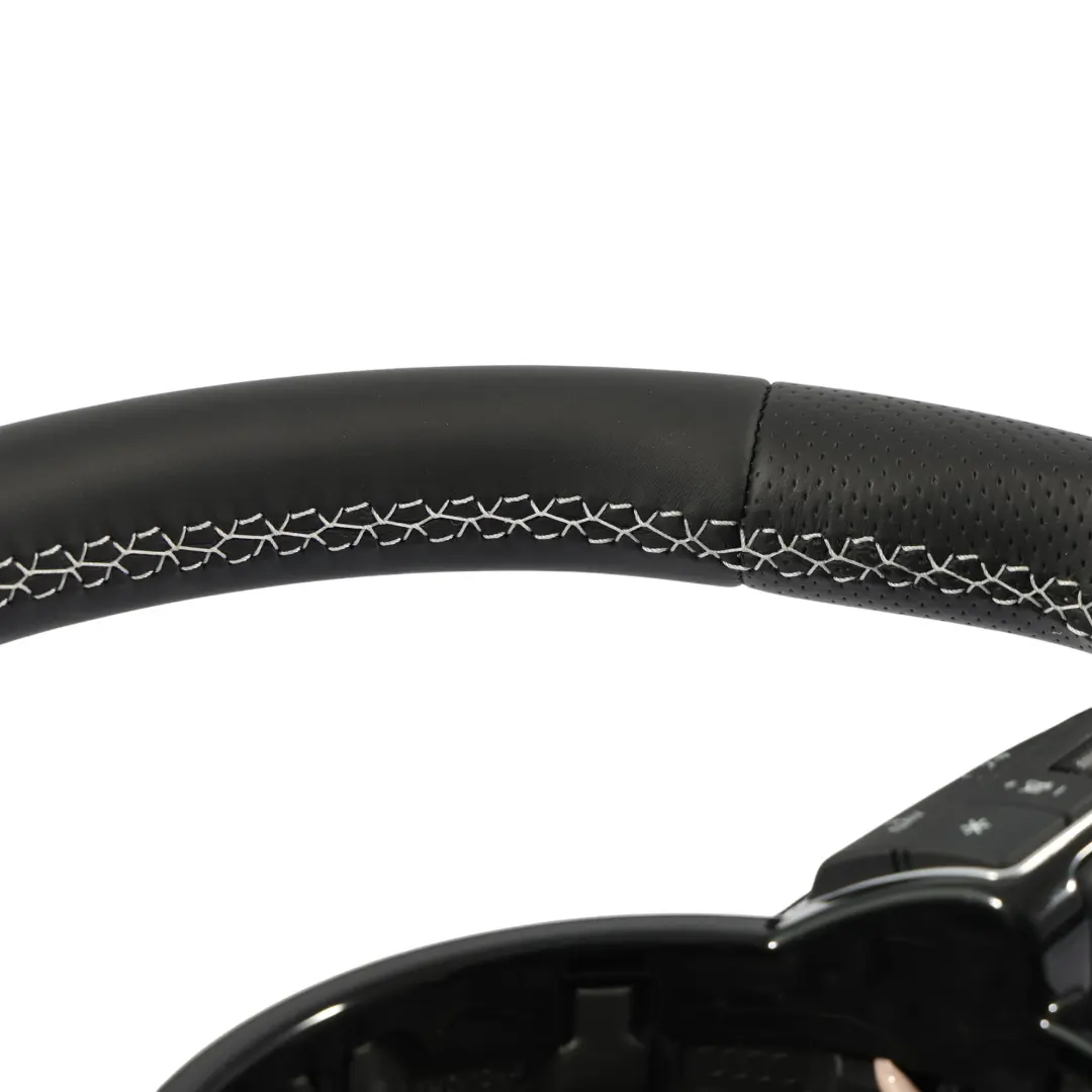 Audi A6 C7 S-Line NUOVO Volante In Pelle Nera Cambio al Volante - SKU 8X0419091M-3 - Numero di parte 8X0419091M