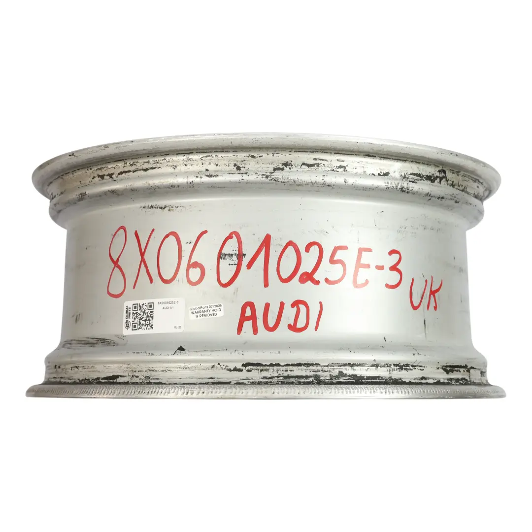 Rim Alloy 17" 7.5J ET36 Silver Black to Audi A1 8X Wheel with Part number 8X0601025E Audi A1 8X Wheel Rim Alloy 17" 7.5J ET36 Silver Black - SKU 8X0601025E-3 - Part number 8X0601025E