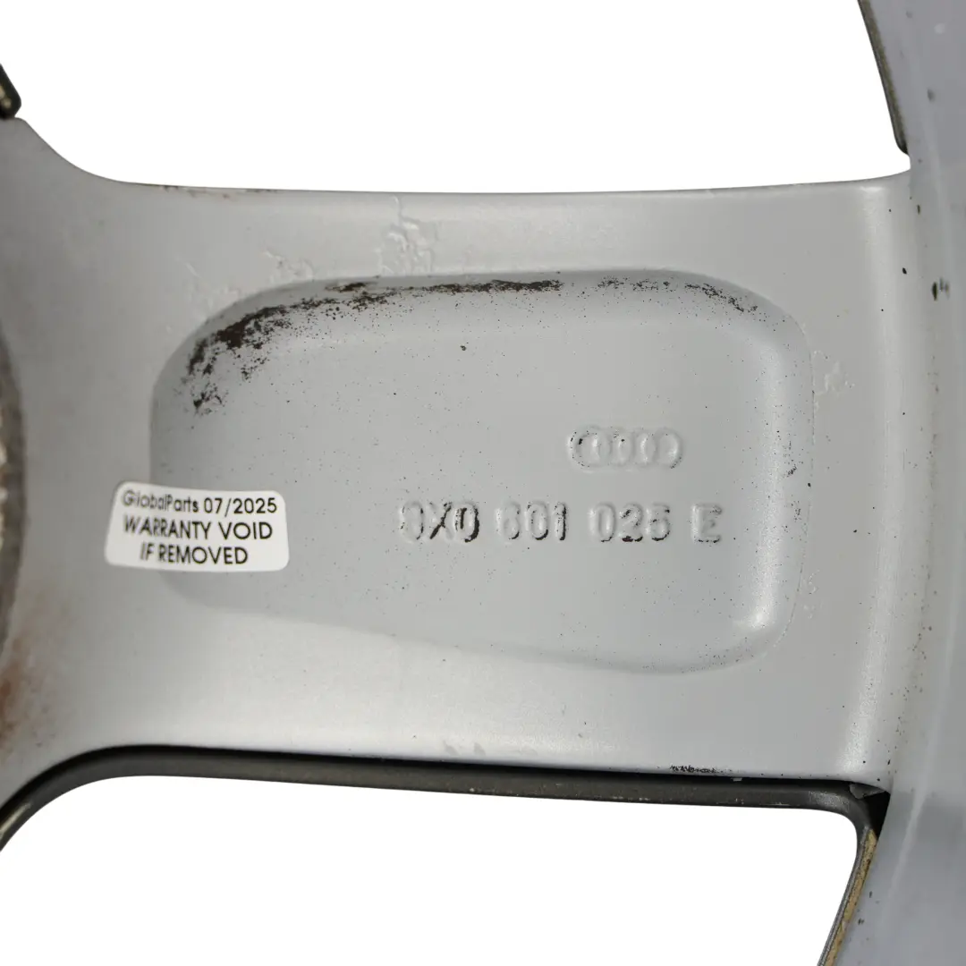 Rim Alloy 17" 7.5J ET36 Silver Black to Audi A1 8X Wheel with Part number 8X0601025E Audi A1 8X Wheel Rim Alloy 17" 7.5J ET36 Silver Black - SKU 8X0601025E-3 - Part number 8X0601025E