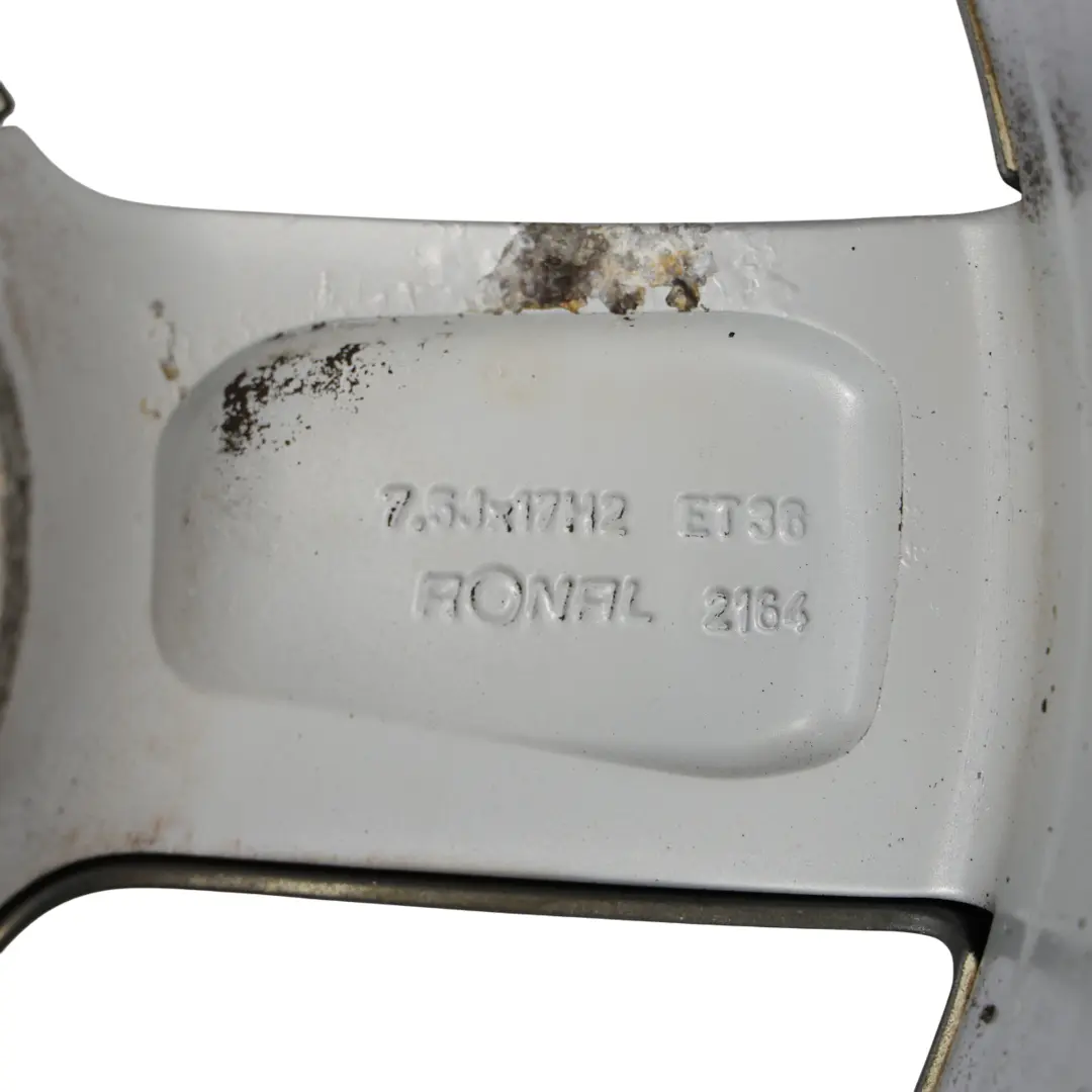 Rim Alloy 17" 7.5J ET36 Silver Black to Audi A1 8X Wheel with Part number 8X0601025E Audi A1 8X Wheel Rim Alloy 17" 7.5J ET36 Silver Black - SKU 8X0601025E-3 - Part number 8X0601025E