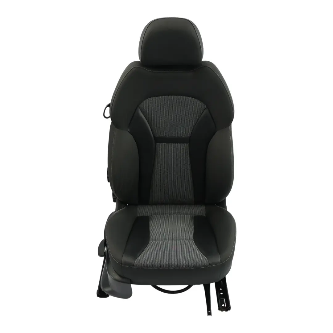 Audi A1 8X 3D Sedile Anteriore Tessuto Soul Black Cliff Grey Destro - SKU 8X0881806K-1 - Numero di parte 8X0881806K