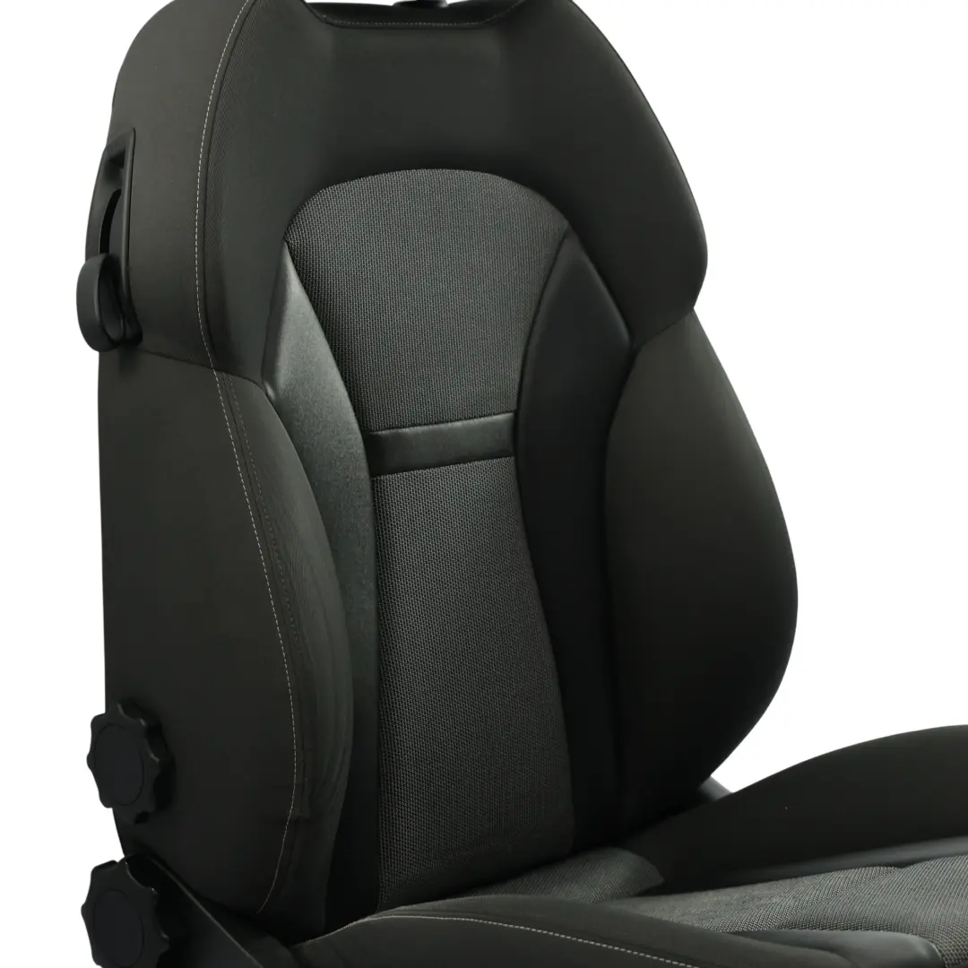 Audi A1 8X 3D Front Seat Cloth Soul Black Cliff Grey Right O/S - SKU 8X0881806K-1 - Part number 8X0881806K