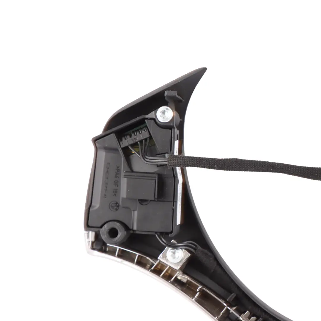 BMW E87 E90 E91 Multifunction Switch Steering Wheel Black Trim Chrome - SKU 9123289 - Part number 9123289