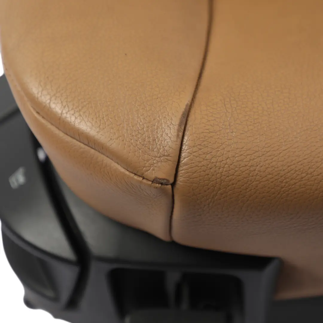 BMW E60 E61 LCI Front Seat Electric Heated Leather Natural Brown Right O/S - SKU 9126275-2 - Part number 9126275