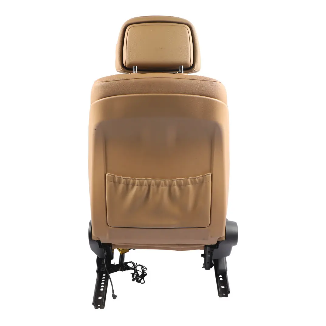 BMW E60 E61 LCI Front Seat Electric Heated Leather Natural Brown Right O/S - SKU 9126275-2 - Part number 9126275
