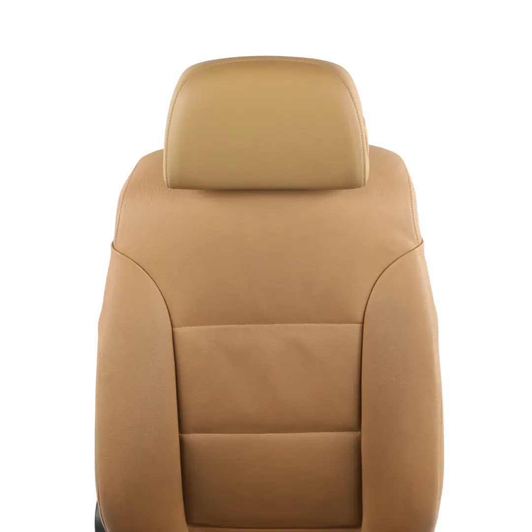 BMW E60 E61 LCI Front Seat Electric Heated Leather Natural Brown Right O/S - SKU 9126275-2 - Part number 9126275