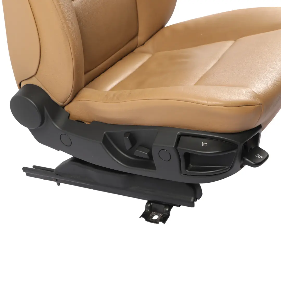 BMW E60 E61 LCI Vordersitz Elektrisch Beheizt Leder Naturbraun Rechts - SKU 9126275-2 - Teilenummer 9126275