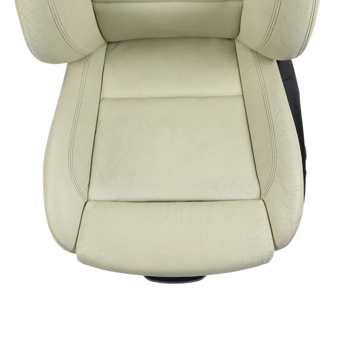 BMW E88 Convertible Cabrio Siège sport avant gauche en cuir Boston Lemon - SKU 9145617-1 - Numéro de pièce 9145617