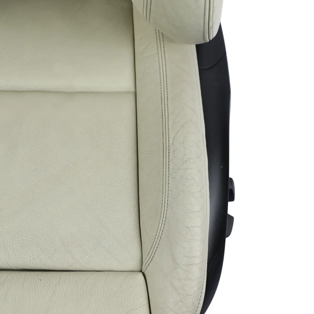 Fotel Sport Przedni Lewy Przód Skóra Boston Lemon do BMW E88 Cabrio o numerze 9145617 BMW E88 Cabrio Fotel Sport Przedni Lewy Przód Skóra Boston Lemon - SKU 9145617-1 - Numer Części 9145617