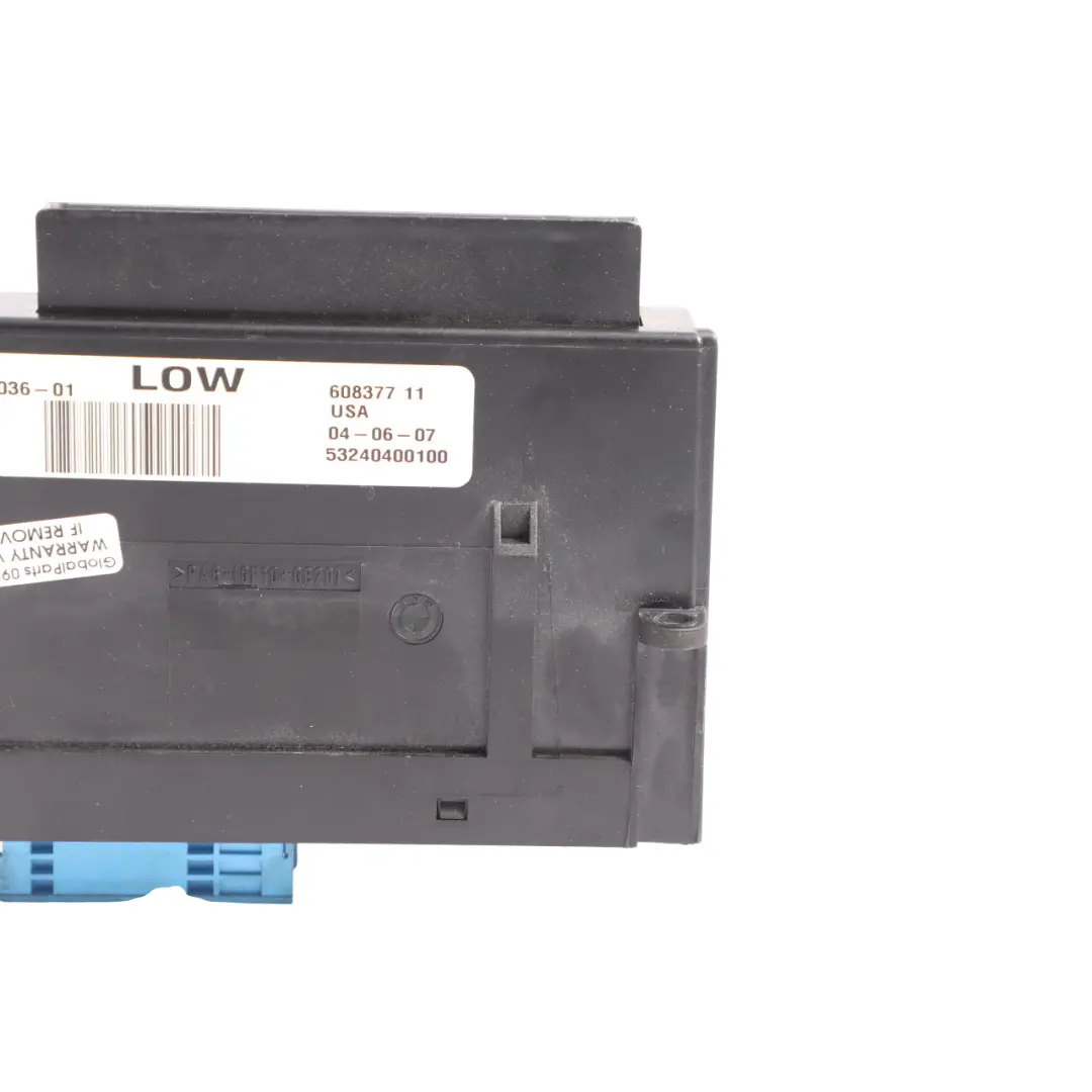 BMW X5 E70 ECU Body Control Module Unit JBBFEII PL4 LOW - SKU 9146036-1 - Part number 9146036