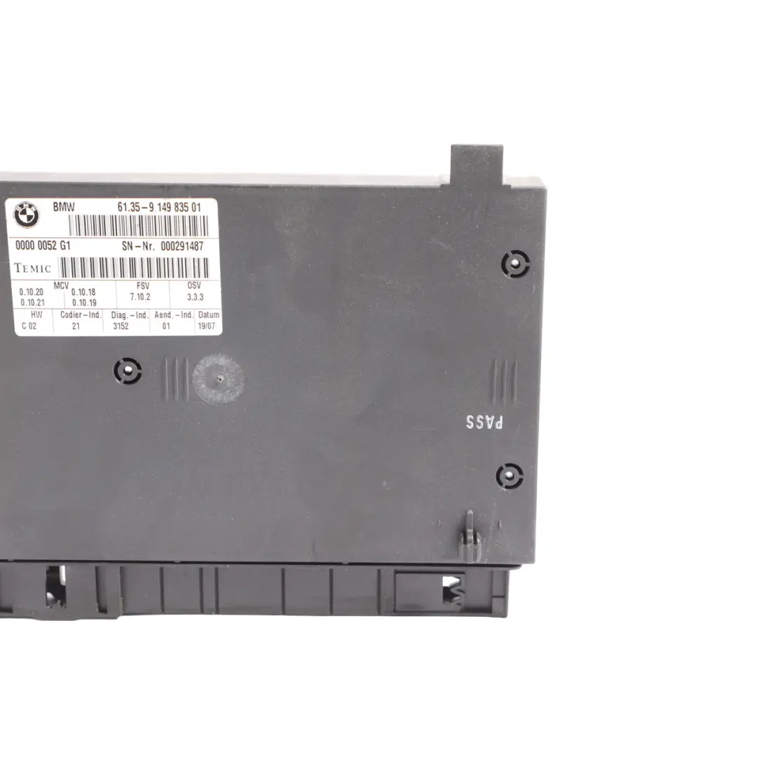 BMW X5 E70 Vordersitzsteuergerät Modul Fahrerseite - SKU 9149835 - Teilenummer 9149835