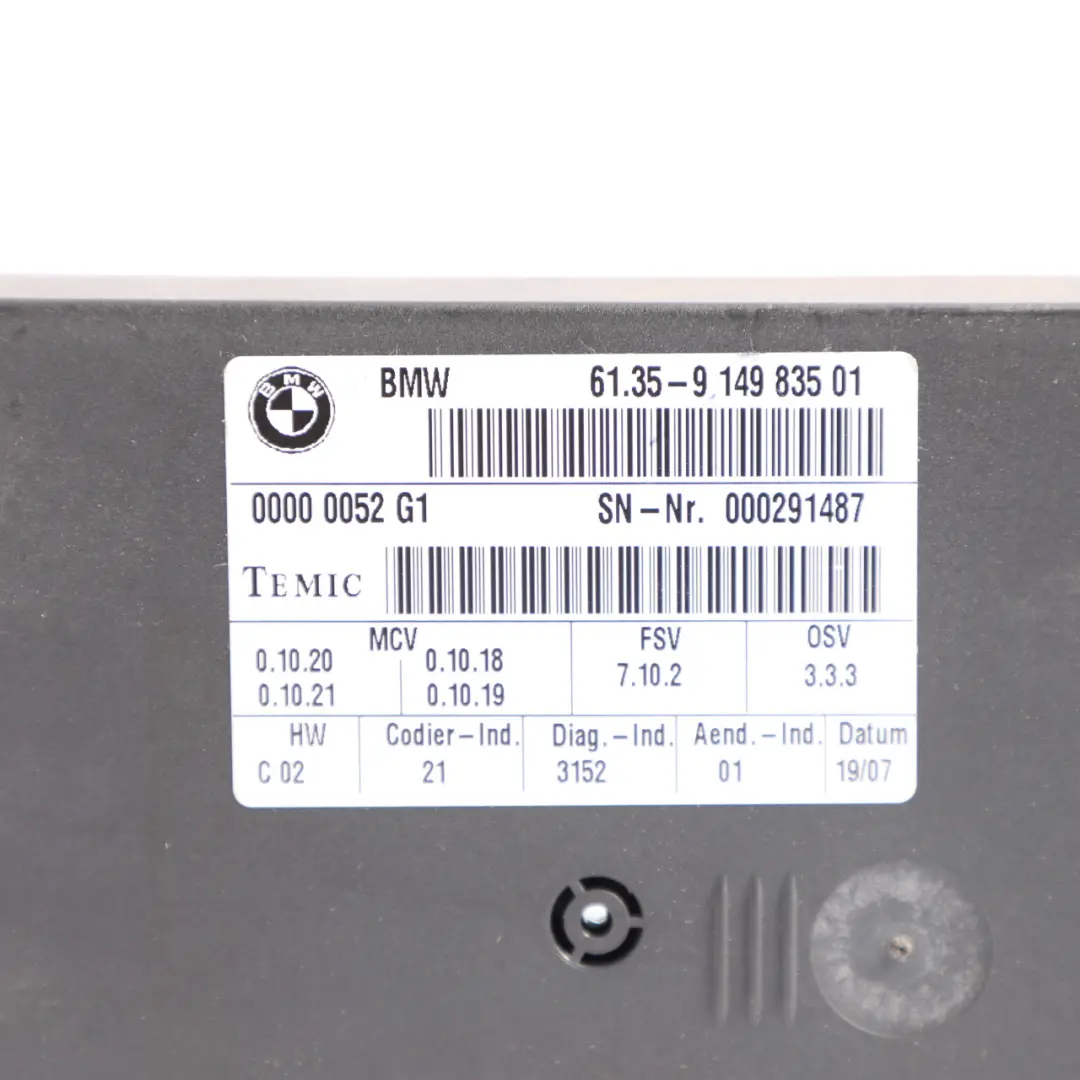 Front Seat Control Unit Module Driver's Side to BMW X5 E70 with Part number 9149835 BMW X5 E70 Front Seat Control Unit Module Driver's Side - SKU 9149835 - Part number 9149835