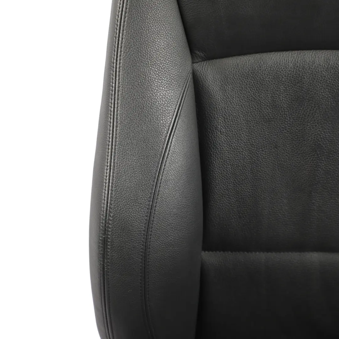 BMW E90 Fotel Lewy Przód Czarna Skóra Grzany - SKU 9156453-3 - Numer Części 9156453