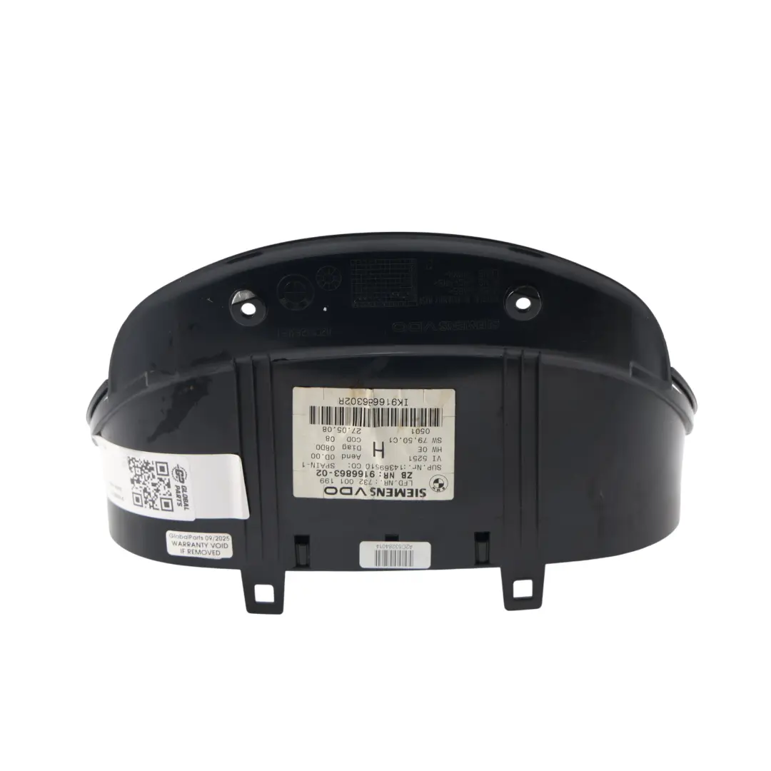 Strumenti Tachimetro Copertura Rivestimento per BMW E90 E91 E92 Quadro con numero di parte 9166863 BMW E90 E91 E92 Quadro Strumenti Tachimetro Copertura Rivestimento - SKU 9166863-1 - Numero di parte 9166863