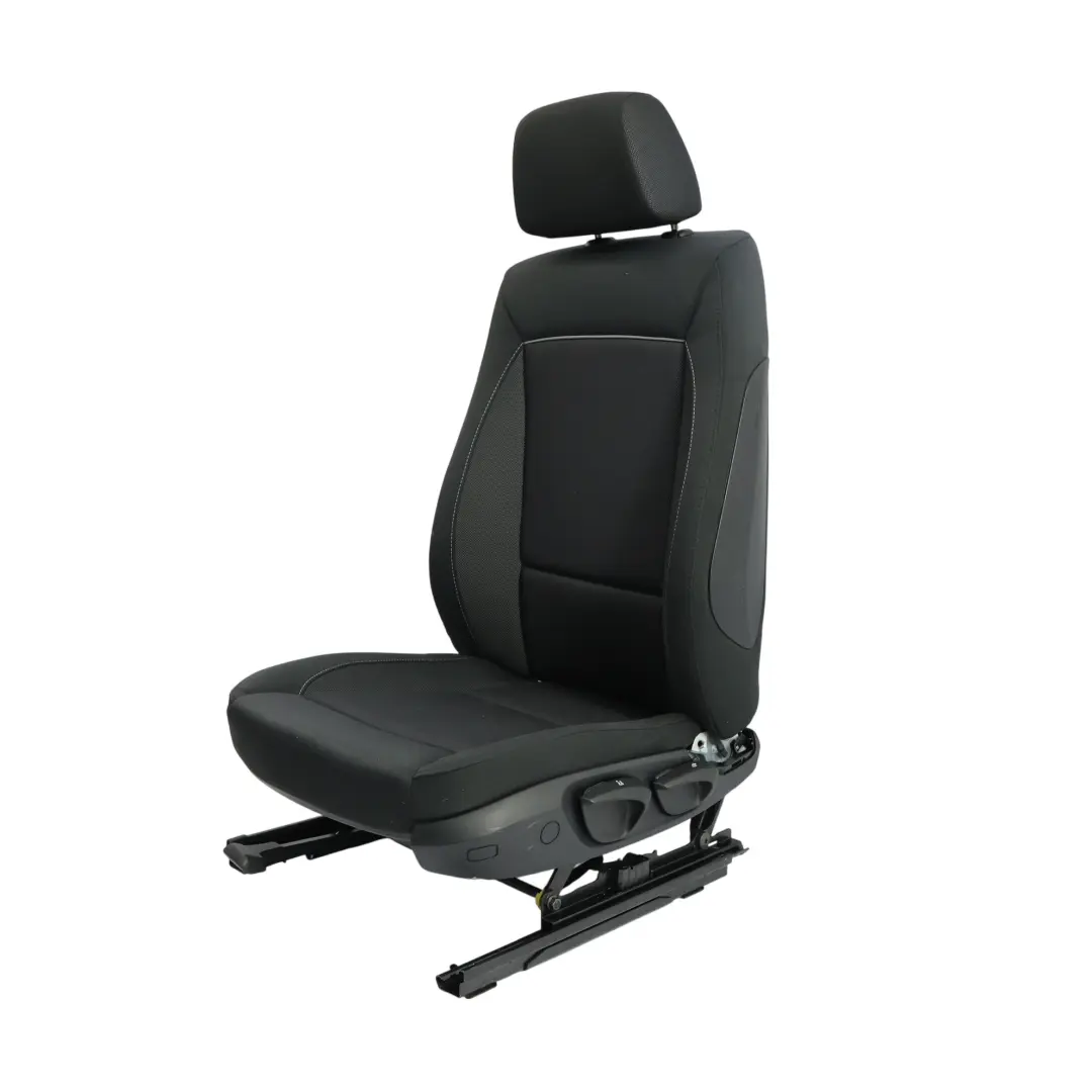 BMW E87 LCI Front Seat Cloth Fabric Interior Left N/S Network Anthracite - SKU 9179065-1 - Part number 9179065