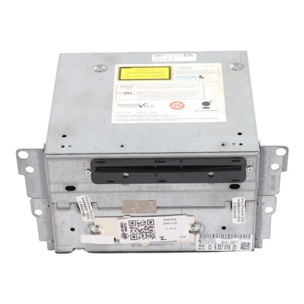 BMW X3 F25 CIC Sat Nav Professional Infotainment Radio Player Head Unit - SKU 9257016 - Part number 9257016