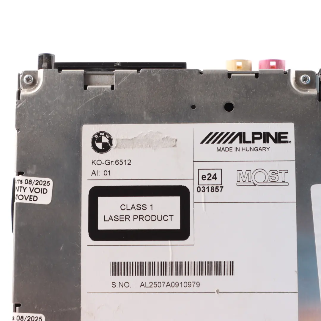 Radio Player CD Champ Head Unit Controller 9248423 to BMW X3 F25 Alpine with Part number 9273867 BMW X3 F25 Alpine Radio Player CD Champ Head Unit Controller 9248423 - SKU 9273867 - Part number 9273867