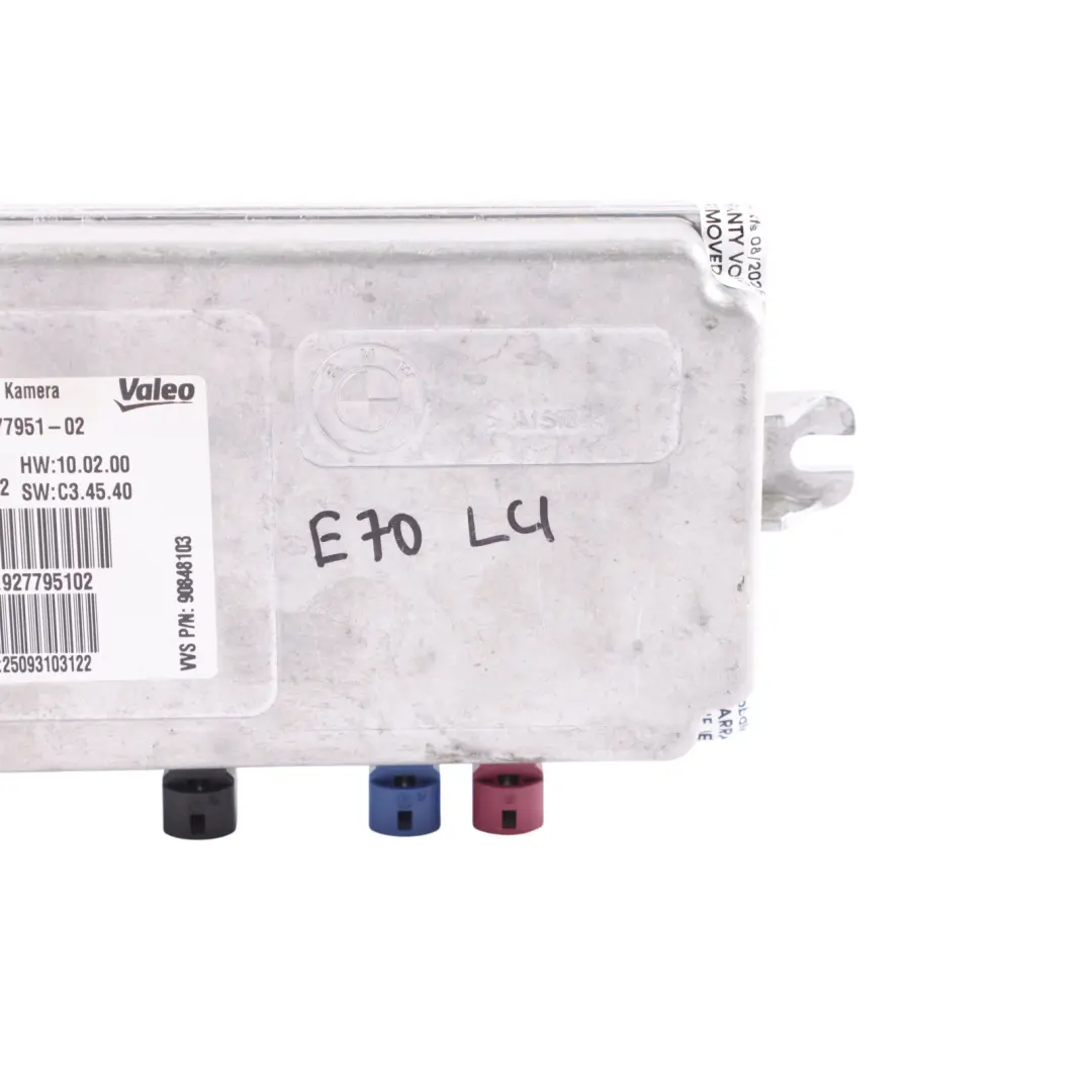 Control Unit Module Top Rear Side View Camera to BMW X5 E70 X6 E71 with Part number 9277951 BMW X5 E70 X6 E71 Control Unit Module Top Rear Side View Camera - SKU 9277951 - Part number 9277951