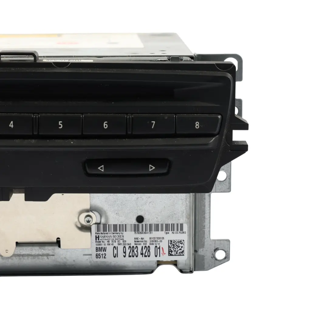 Ordenador De Navegación Profesional CIC para BMW E81 E87 E90 LCI con número de pieza 9239212 BMW E81 E87 E90 LCI Ordenador De Navegación Profesional CIC - SKU 9283428 - Número de pieza 9239212