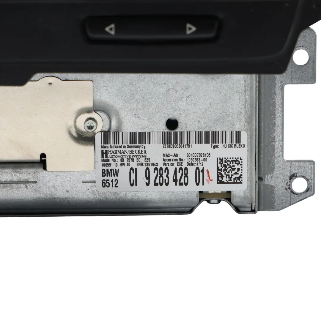 BMW E81 E87 E90 LCI Professional Navigation Car Computer CIC - SKU 9283428 - Part number 9239212