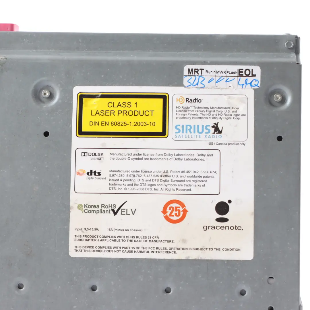 BMW F10 F20 F22 F30 Multimedia Stereo Navigation Sat Nav Head Unit High - SKU 9286464 - Part number 9286464