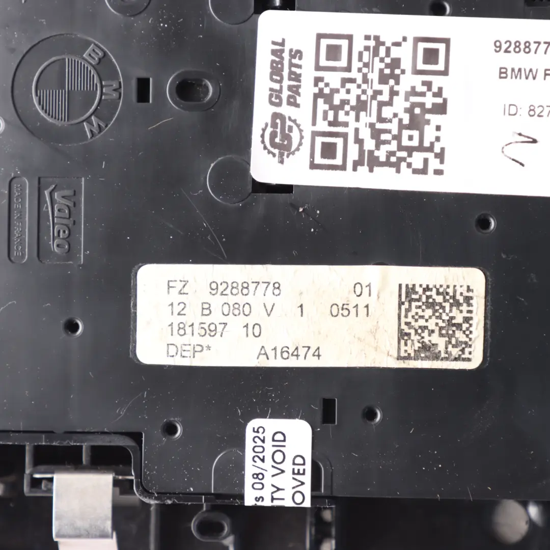 Module Commande Éclairage Pavillon pour BMW F20 F21 F30 F31 à propos du numéro de pièce 9288778 BMW F20 F21 F30 F31 Module Commande Éclairage Pavillon - SKU 9288778-1 - Numéro de pièce 9288778