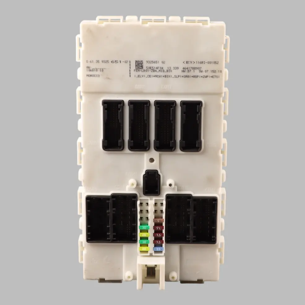 BMW F20 Central Body Control Module Comfort Unit BCM ECU 9325651 