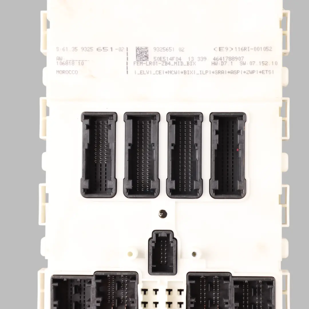 BMW F20 Central Body Control Module Comfort Unit BCM ECU - SKU 9325651 - Part number 9325651