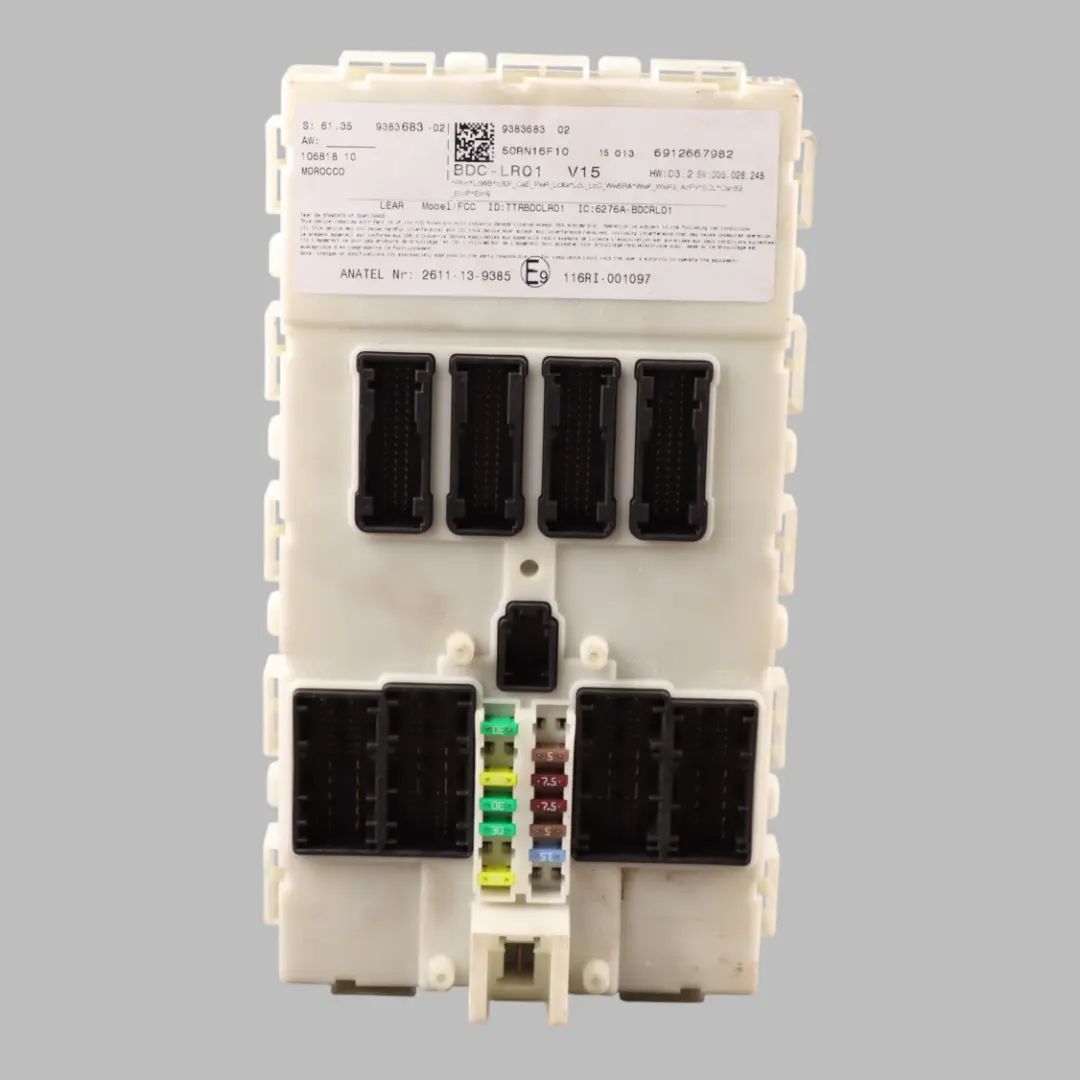 Body Domain Controller Mini F54 F55 F56 F60 ECU BDC Control Unit Module to with Part number 9383683 Body Domain Controller Mini F54 F55 F56 F60 ECU BDC Control Unit Module - SKU 9383683 - Part number 9383683