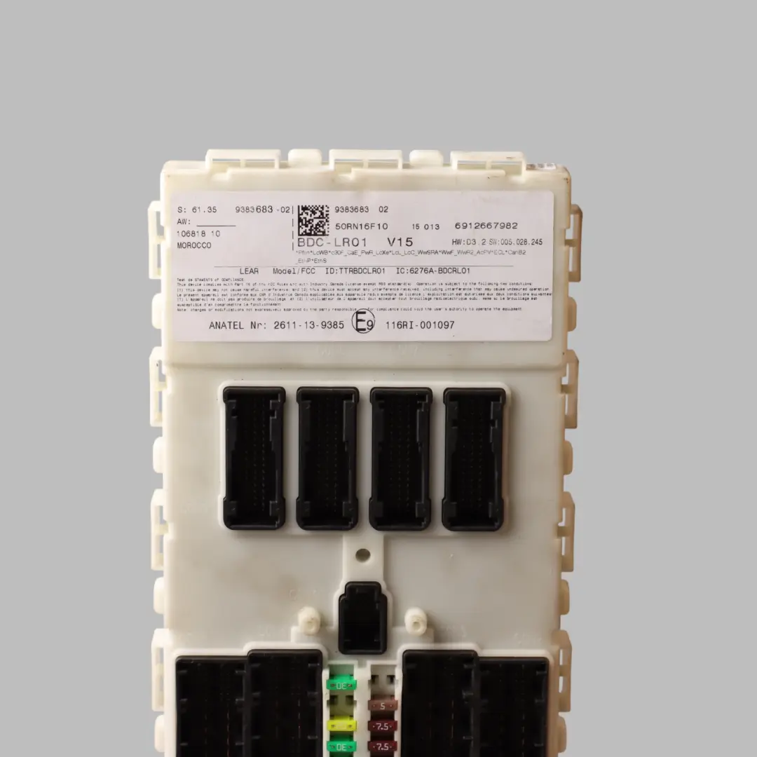 Body Domain Controller Mini F54 F55 F56 F60 ECU BDC Control Unit Module to with Part number 9383683 Body Domain Controller Mini F54 F55 F56 F60 ECU BDC Control Unit Module - SKU 9383683 - Part number 9383683