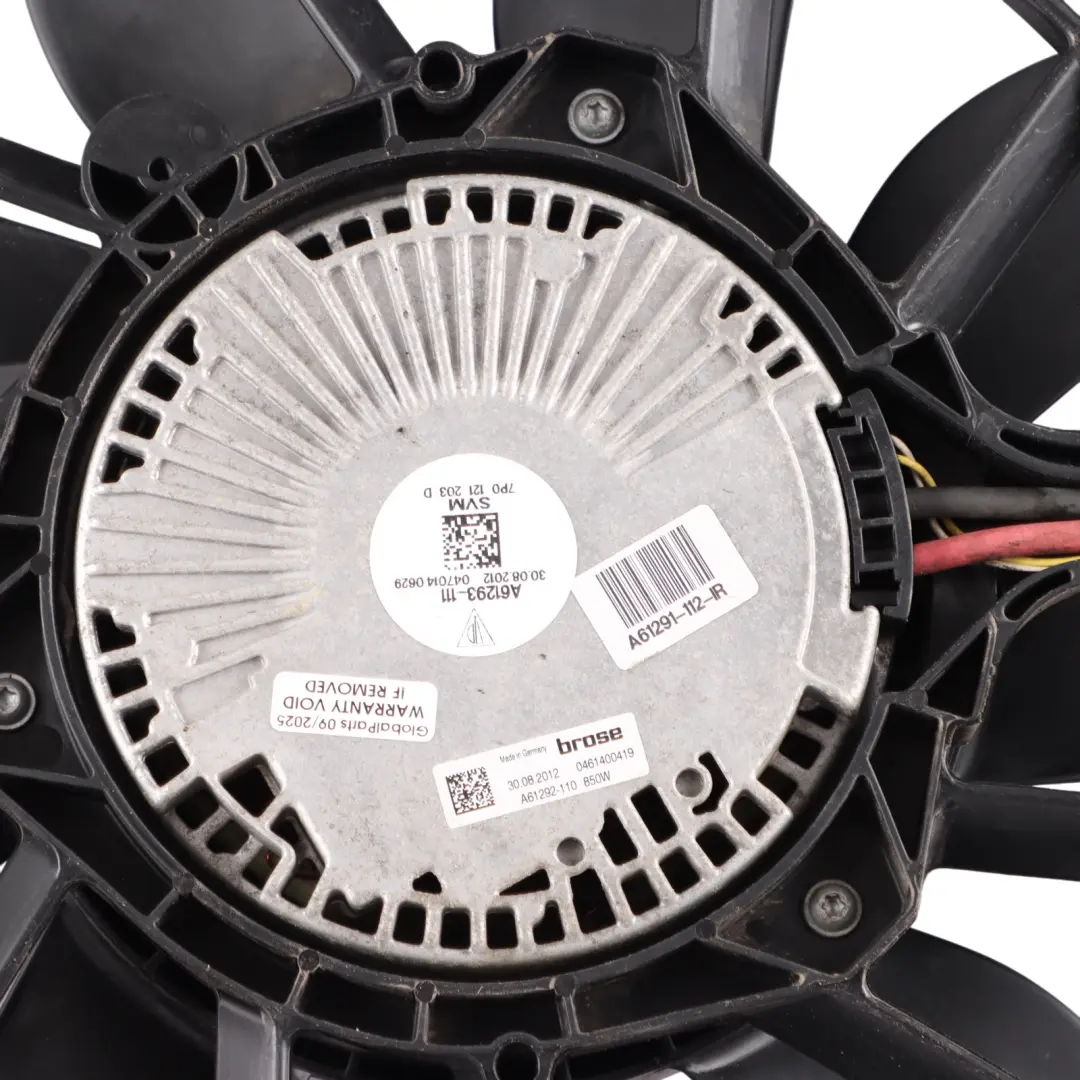 Porsche Cayenne 92A Engine Cooling Blower Fan 850W Brose - SKU 95810606120 - Part number 95810606120